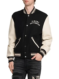 Hollywood Wool Bomber Jacket