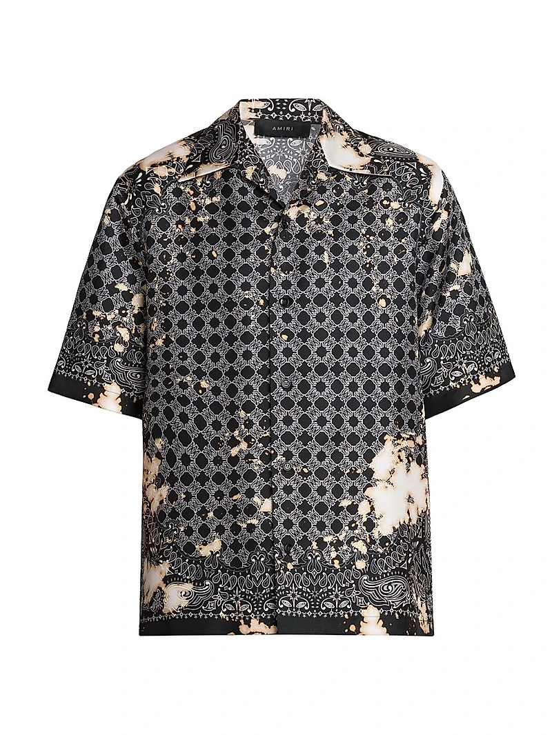 Bleach Bandana Bowling Shirt