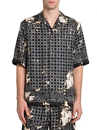 Bleach Bandana Bowling Shirt