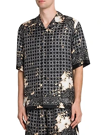 Bleach Bandana Bowling Shirt