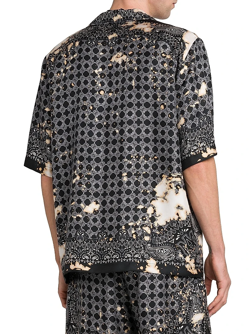 Bleach Bandana Bowling Shirt