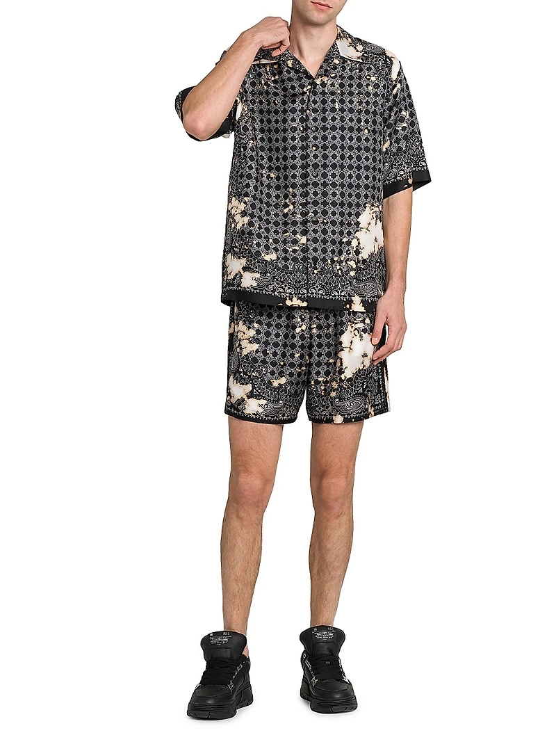 Bleach Bandana Bowling Shirt