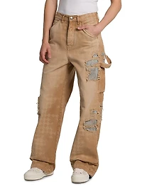 Denim Repair Work Pants