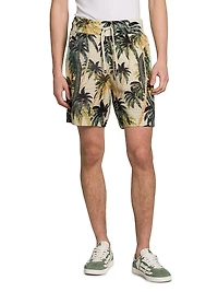 Paradise Crochet-Knit Shorts
