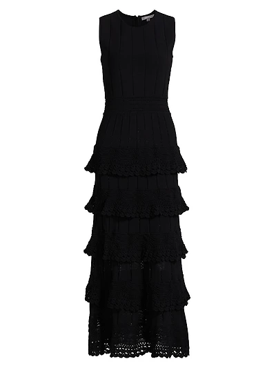 Piper Sleeveless Knit Tiered Maxi Dress