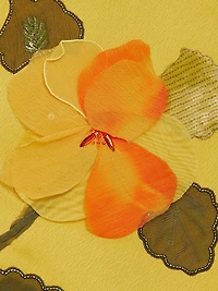 Francie Satin Crepe A-Line Gown