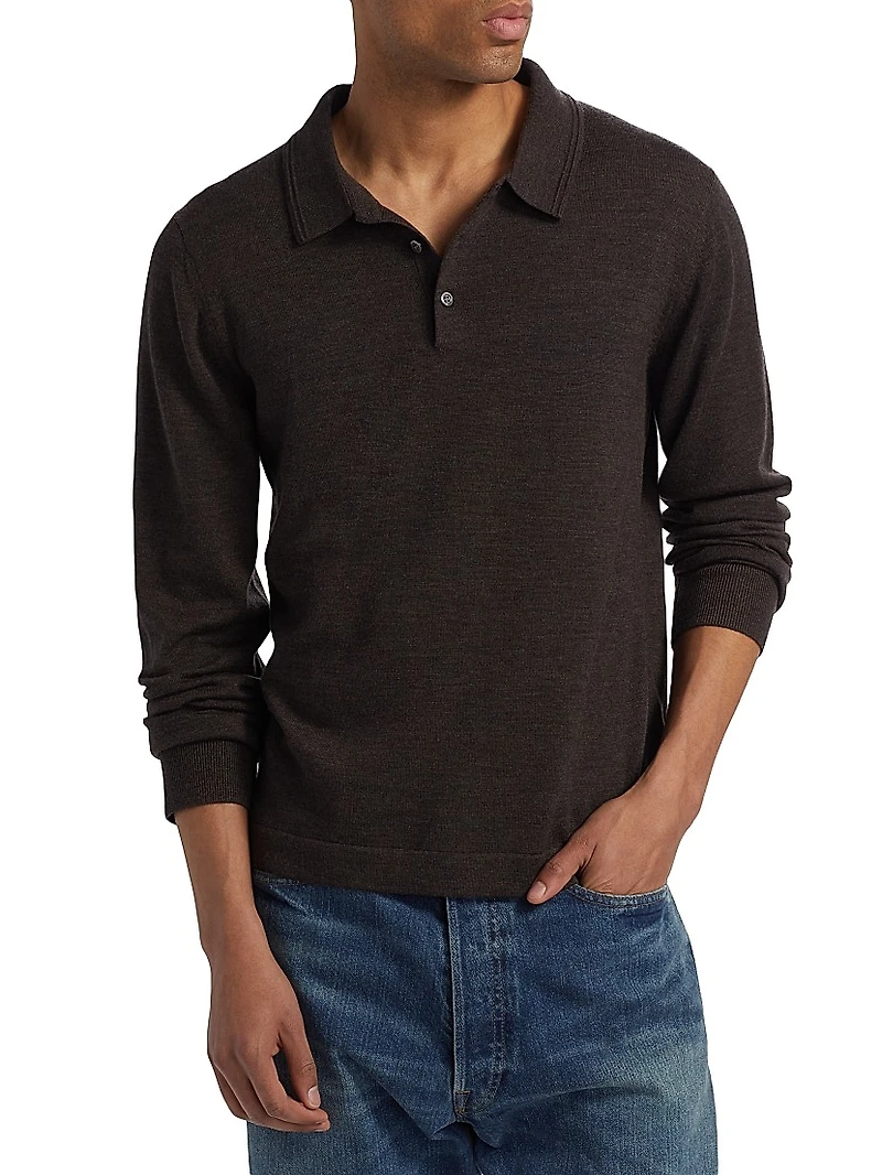 Reynolds Wool Polo Shirt