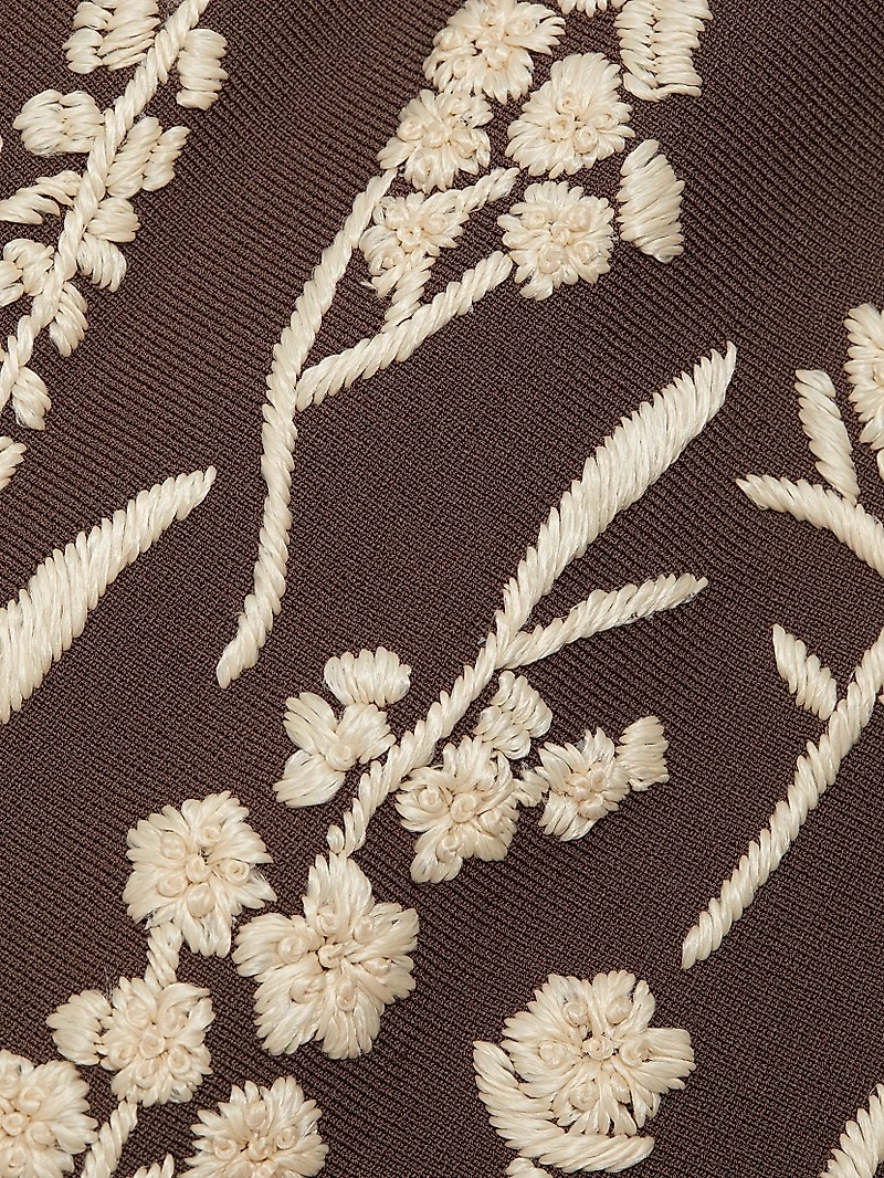 Penelope Embroidered Sleeveless Minidress