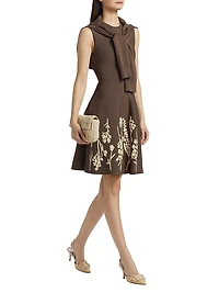 Penelope Embroidered Sleeveless Minidress