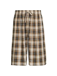 Ressa Checked Flannel Shorts