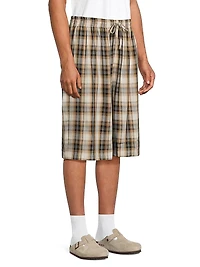 Ressa Checked Flannel Shorts