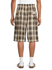Ressa Checked Flannel Shorts