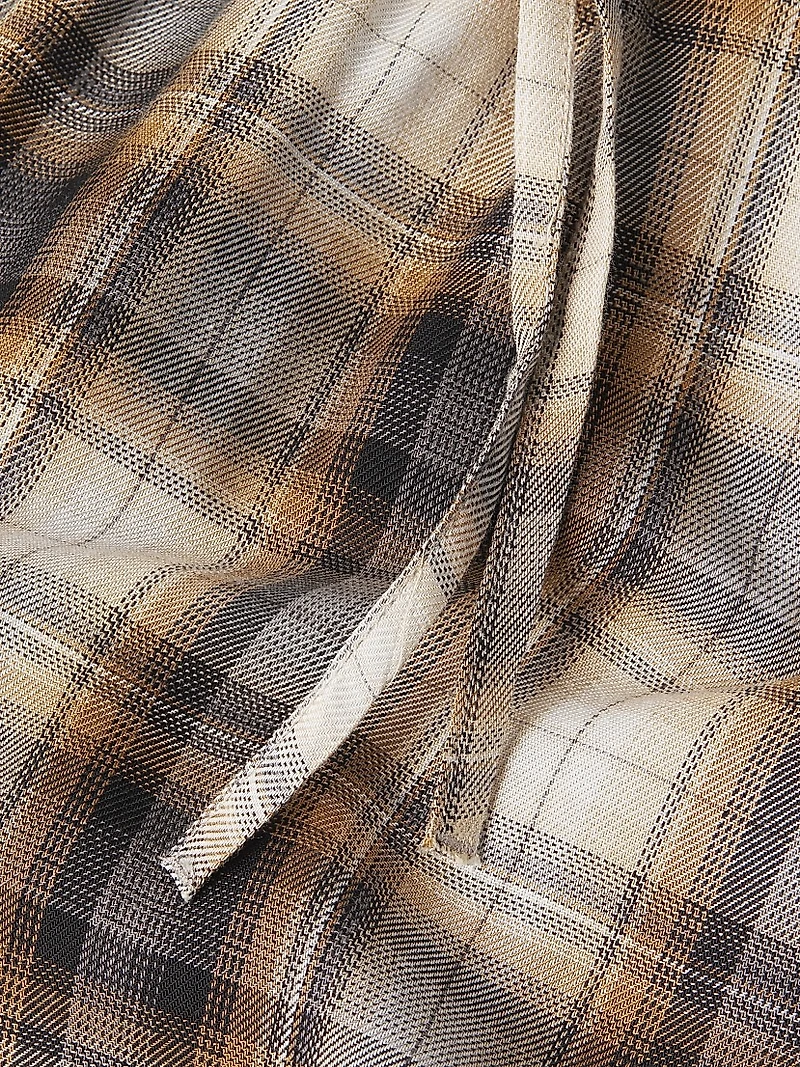 Ressa Checked Flannel Shorts