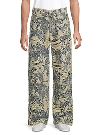 1981 Distressed Monogram Jeans