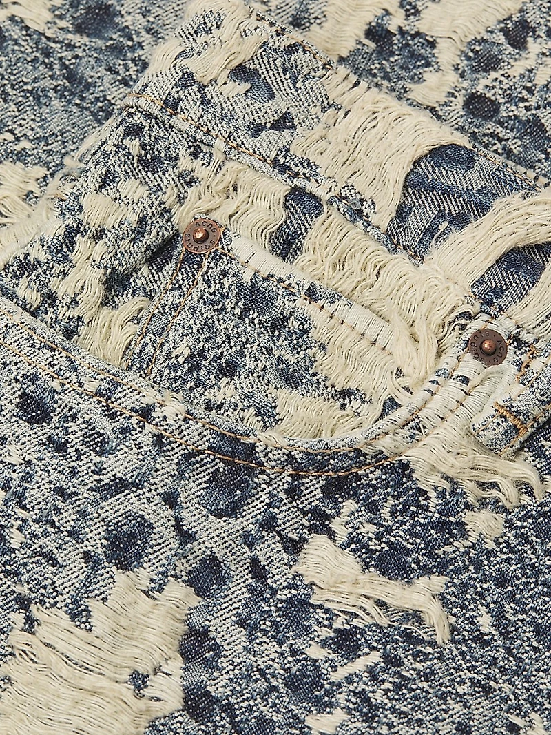 1981 Distressed Monogram Jeans