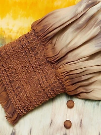 Serena Tie-Dye Blouson Top