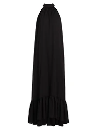 Jovie Ruffled Halter Maxi Dress