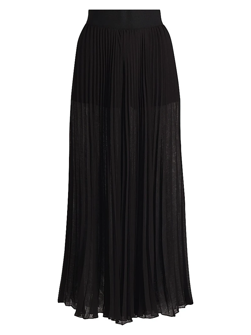 Athena Pleated Wide-Leg Pants
