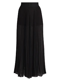 Athena Pleated Wide-Leg Pants