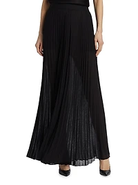 Athena Pleated Wide-Leg Pants