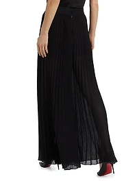 Athena Pleated Wide-Leg Pants
