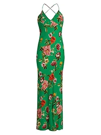 Loma Floral Maxi Slipdress