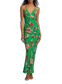 Loma Floral Maxi Slipdress