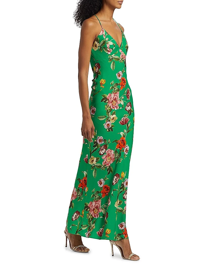 Loma Floral Maxi Slipdress