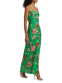 Loma Floral Maxi Slipdress