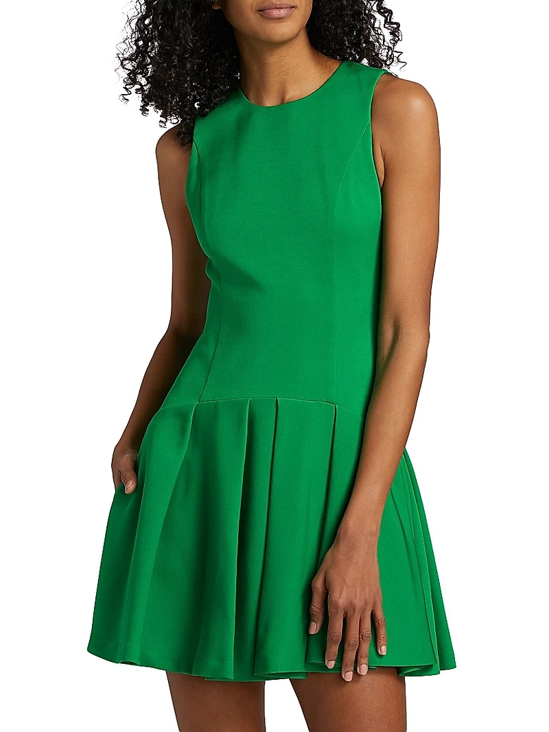 Adley Sleeveless Drop-Waist Minidress