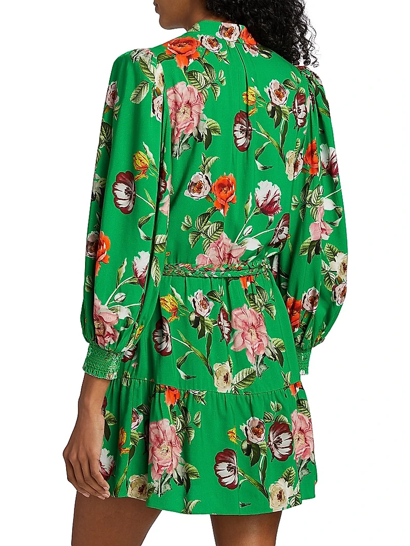 Antonette Floral Print Minidress