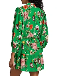 Antonette Floral Print Minidress