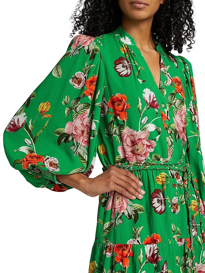 Antonette Floral Print Minidress