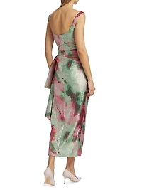 Florence Floral Jacquard Dress