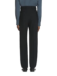 Straight Fit Wool Pants