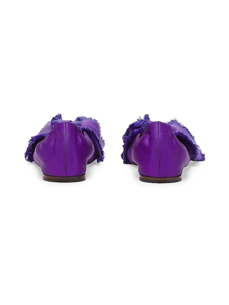 Ballerina Flats with Satin Bow
