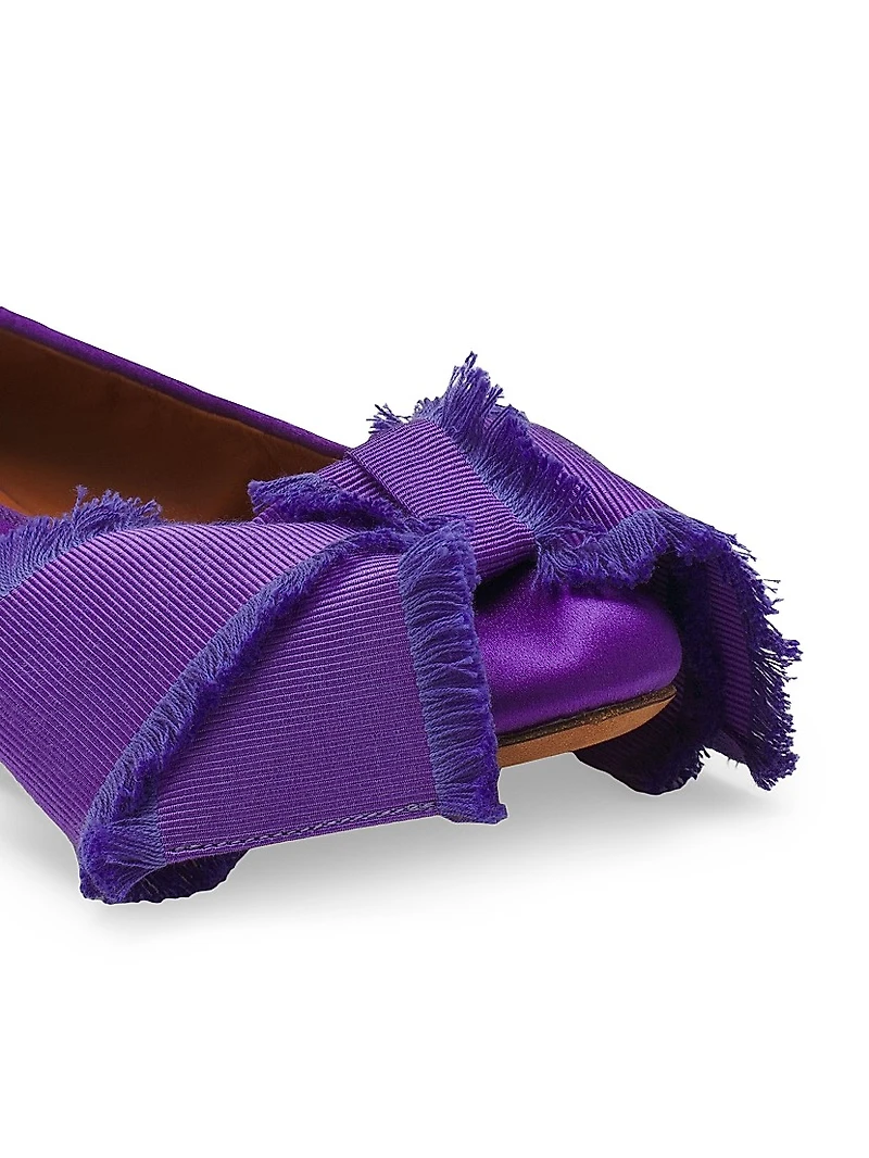 Ballerina Flats with Satin Bow