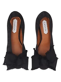 Ballerina Flats with Satin Bow