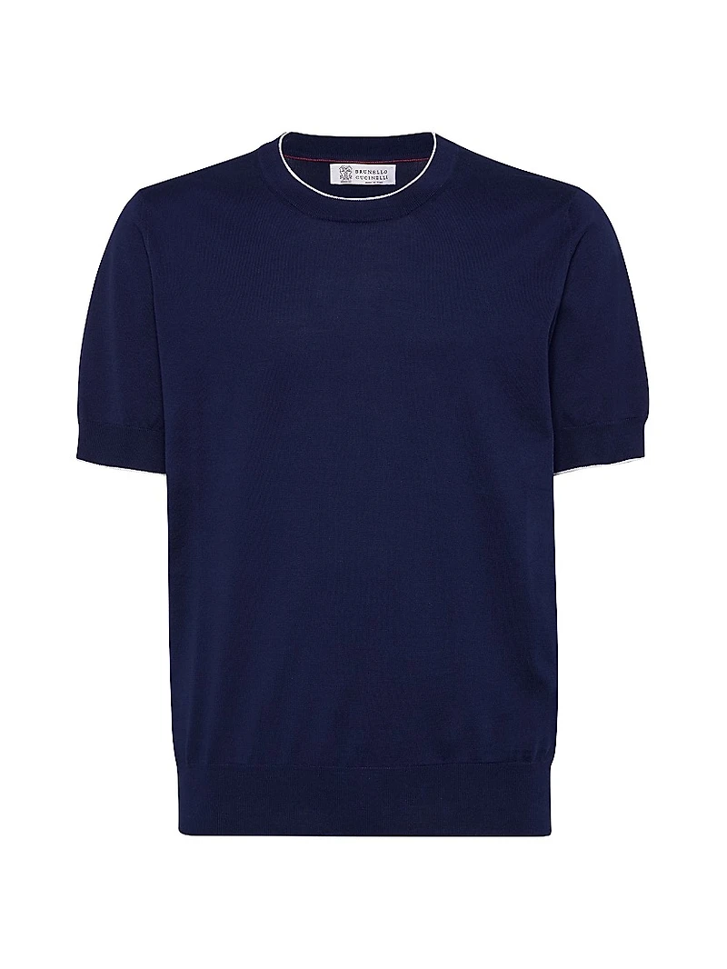 Cotton Lightweight Knit T-Shirt