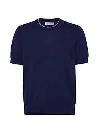 Cotton Lightweight Knit T-Shirt