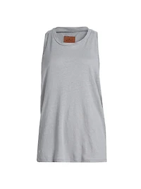Linen Racerback Tank Top