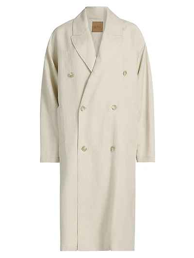 The Baggy Double-Breasted Trench Coat