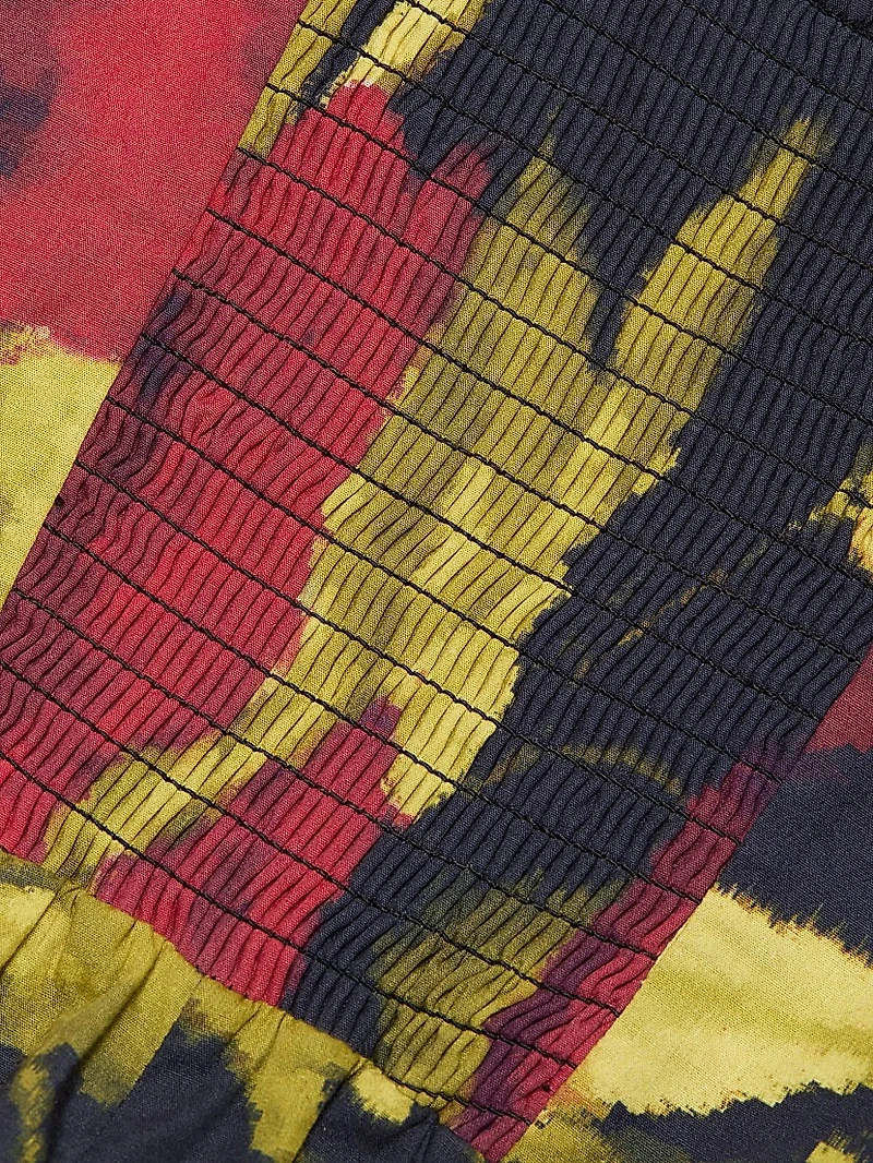 Selena Poplin Floral Top