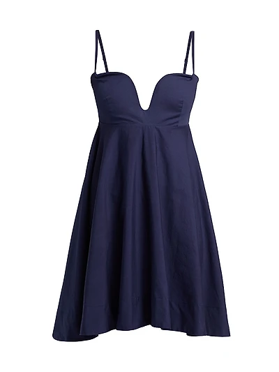 Alta Poplin Sleeveless Minidress