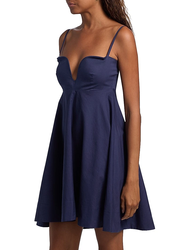 Alta Poplin Sleeveless Minidress