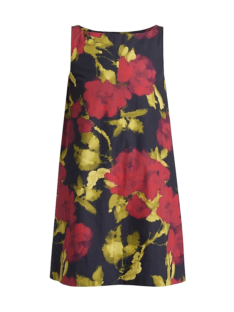 Samiya Poplin Floral Minidress