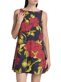 Samiya Poplin Floral Minidress