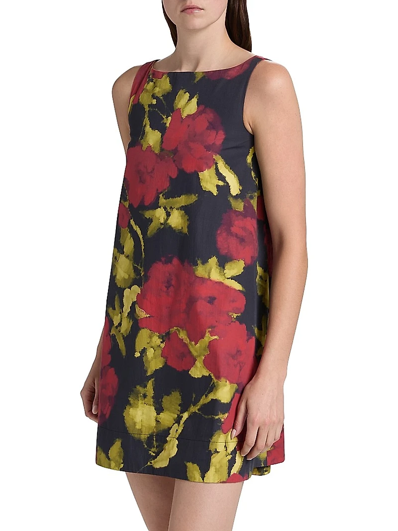 Samiya Poplin Floral Minidress