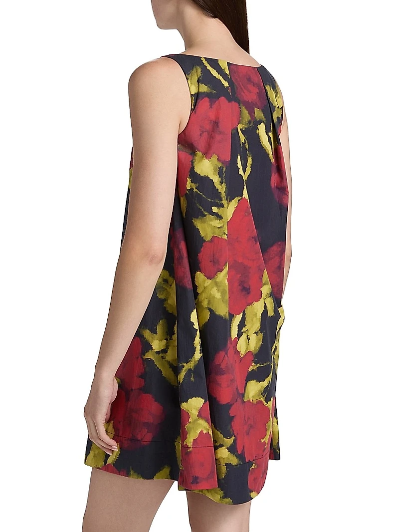 Samiya Poplin Floral Minidress