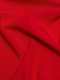 Daphne Asymmetric Satin Cowlneck Minidress